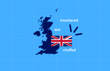 深蓝色的地图英国国旗浅蓝色背景