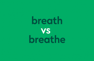 深绿色文本”呼吸和呼吸“绿色背景